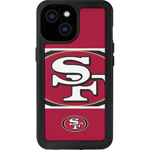 NFL San Francisco 49ers Zone Block iPhone 13 Mini Waterproof Case