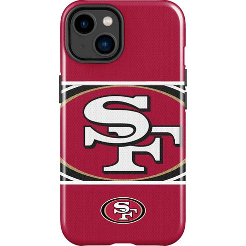 NFL San Francisco 49ers Zone Block iPhone 15 Plus Impact Case