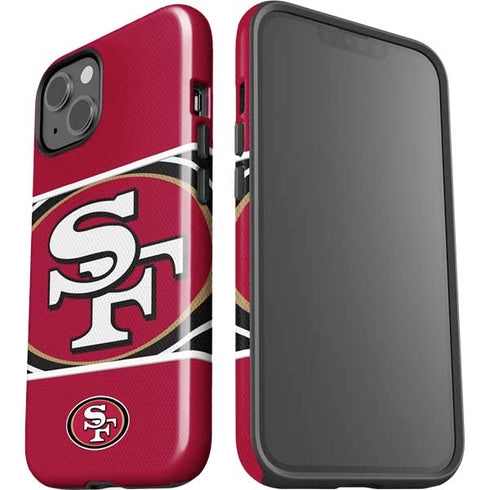 NFL San Francisco 49ers Zone Block iPhone 15 Plus Impact Case