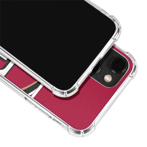 NFL San Francisco 49ers Zone Block iPhone 14 Plus Clear Case