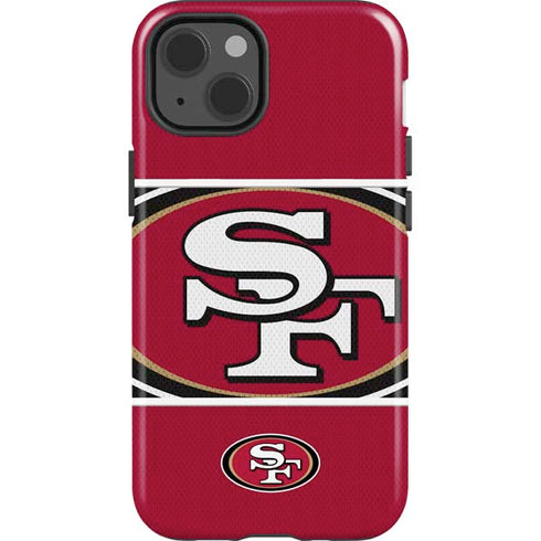 NFL San Francisco 49ers Zone Block iPhone 15 Impact Case