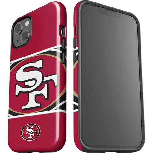 NFL San Francisco 49ers Zone Block iPhone 14 Impact Case