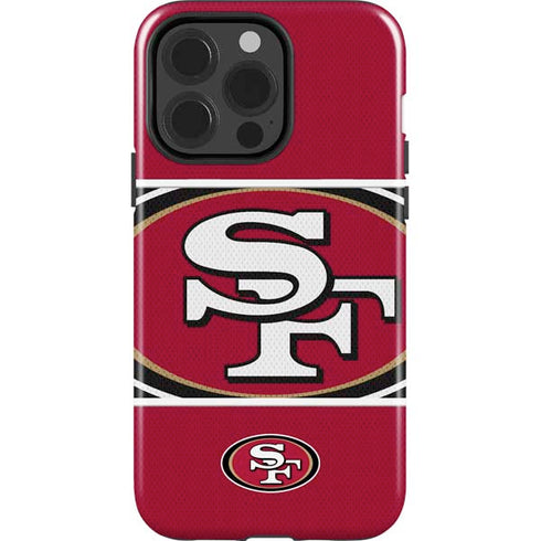 NFL San Francisco 49ers Zone Block iPhone 14 Pro Impact Case