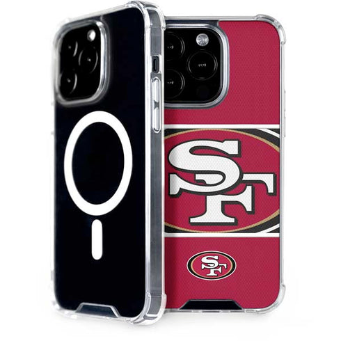 NFL San Francisco 49ers Zone Block iPhone 14 Pro MagSafe Case