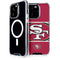 NFL San Francisco 49ers Zone Block iPhone 14 Pro MagSafe Case