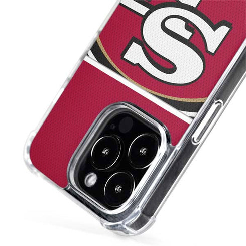NFL San Francisco 49ers Zone Block iPhone 15 Pro MagSafe Case