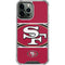 NFL San Francisco 49ers Zone Block iPhone 15 Pro Max Clear Case