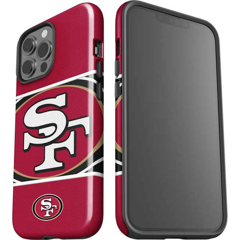 NFL San Francisco 49ers Zone Block iPhone 15 Pro Max Impact Case