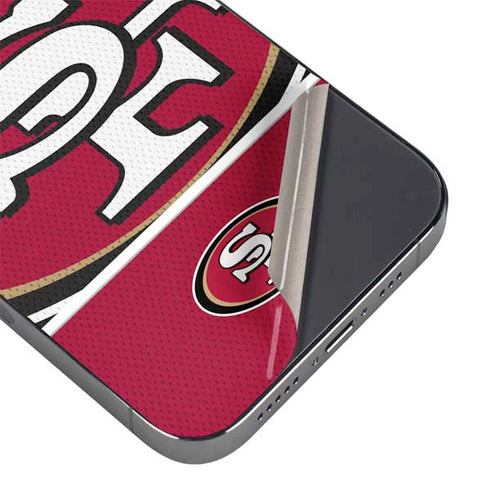 NFL San Francisco 49ers Zone Block iPhone 14 Pro Max Skin