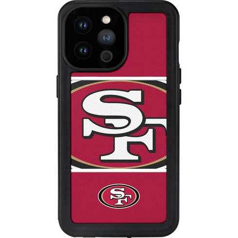 NFL San Francisco 49ers Zone Block iPhone 14 Pro Max Waterproof Case