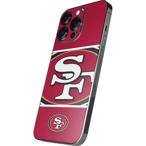 NFL San Francisco 49ers Zone Block iPhone 14 Pro Skin