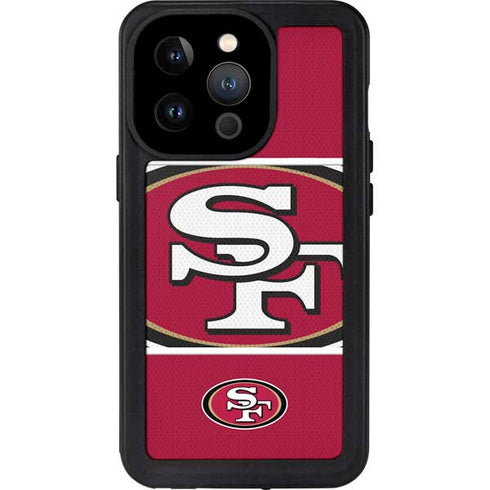 NFL San Francisco 49ers Zone Block iPhone 14 Pro Waterproof Case