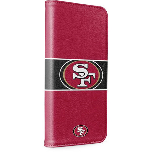 NFL San Francisco 49ers Zone Block iPhone 15 Plus Folio Case