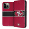 NFL San Francisco 49ers Zone Block iPhone 15 Pro Max Folio Case
