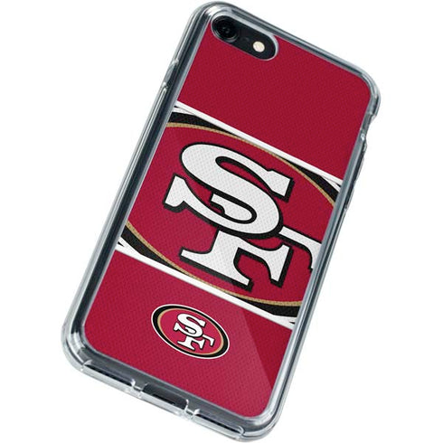 NFL San Francisco 49ers Zone Block iPhone SE (2nd & 3rd Gen) Clear Case