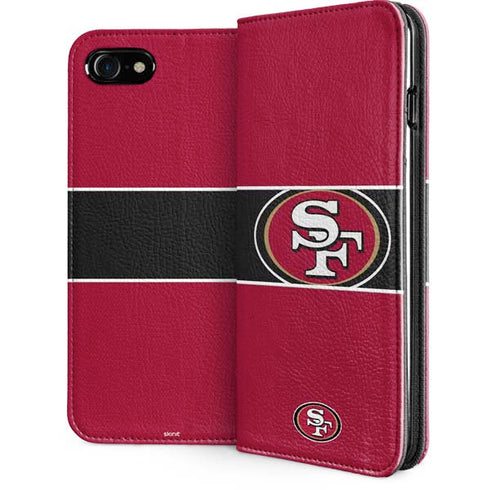 NFL San Francisco 49ers Zone Block iPhone SE (2nd & 3rd Gen) Folio Case