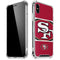 NFL San Francisco 49ers Zone Block iPhone X/XS Clear Case