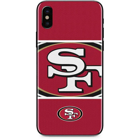 NFL San Francisco 49ers Zone Block iPhone XS Max Skin