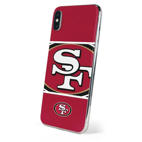 NFL San Francisco 49ers Zone Block iPhone XS Skin