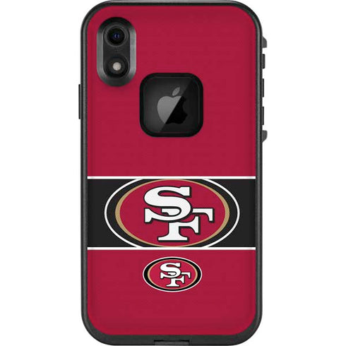 NFL San Francisco 49ers Zone Block LifeProof Fre iPhone Skin
