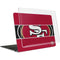 NFL San Francisco 49ers Zone Block MacBook Air 15in (2023-2025) Case plus Skin