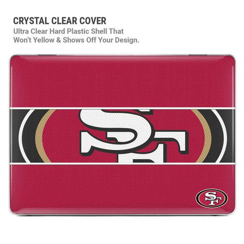 NFL San Francisco 49ers Zone Block MacBook Air 15in (2023-2025) Case plus Skin