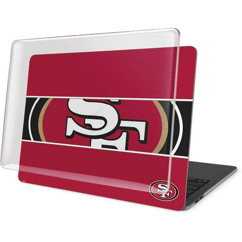 NFL San Francisco 49ers Zone Block MacBook Pro 13in (2020) Case plus Skin
