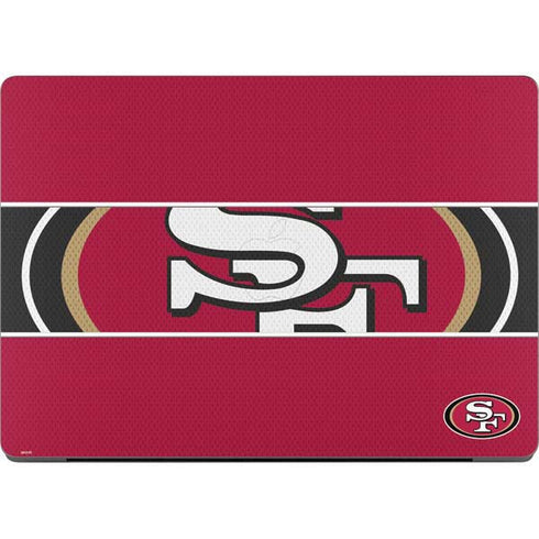 NFL San Francisco 49ers Zone Block MacBook Pro 14in (2021-24) Skin