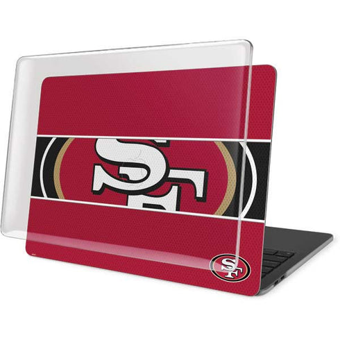 NFL San Francisco 49ers Zone Block MacBook Pro 16in (2019-20) Case plus Skin