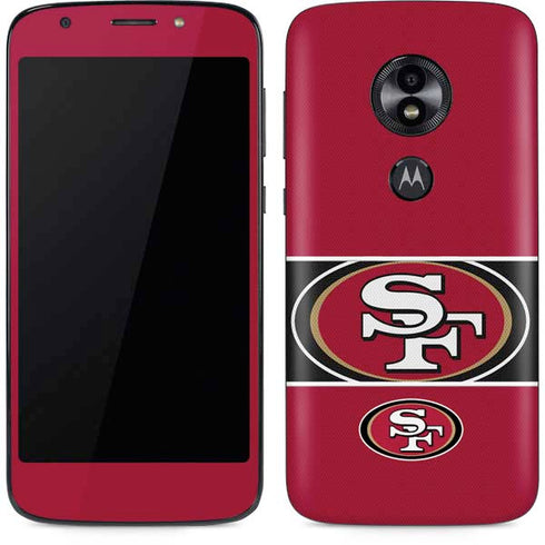 NFL San Francisco 49ers Zone Block Moto E5 Play Skin