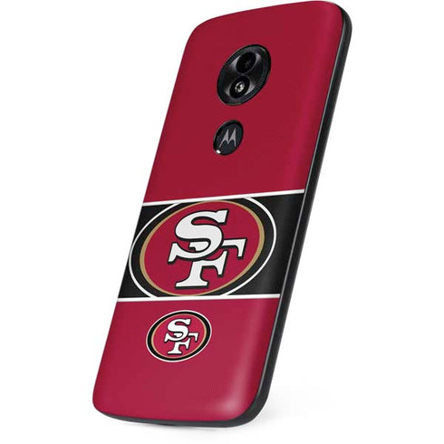 NFL San Francisco 49ers Zone Block Moto E5 Play Skin