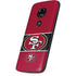 NFL San Francisco 49ers Zone Block Moto E5 Play Skin