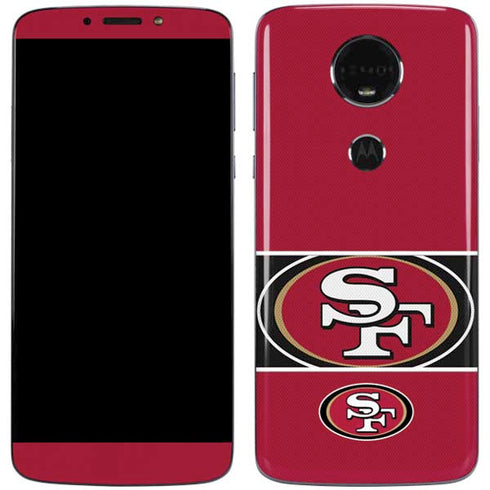 NFL San Francisco 49ers Zone Block Moto E5 Plus Skin