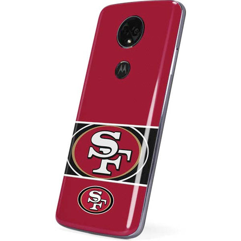 NFL San Francisco 49ers Zone Block Moto E5 Plus Skin
