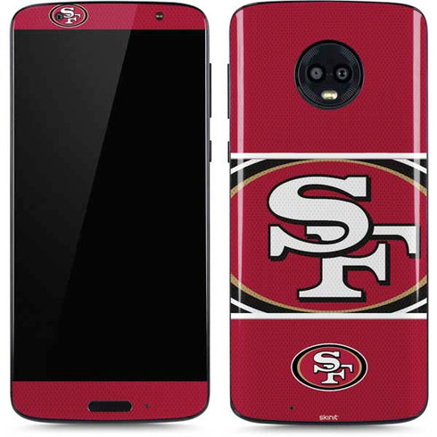 NFL San Francisco 49ers Zone Block Moto G6 Skin