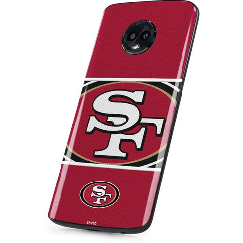 NFL San Francisco 49ers Zone Block Moto G6 Skin