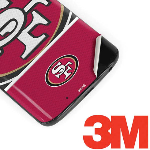 NFL San Francisco 49ers Zone Block Moto G6 Skin