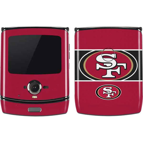 NFL San Francisco 49ers Zone Block Motorola RAZR Skin