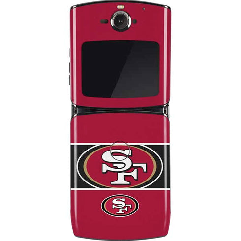 NFL San Francisco 49ers Zone Block Motorola RAZR Skin