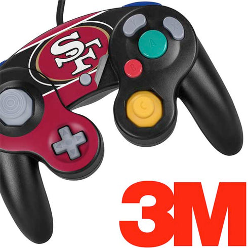 NFL San Francisco 49ers Zone Block Nintendo GameCube Controller Skin