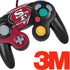 NFL San Francisco 49ers Zone Block Nintendo GameCube Controller Skin