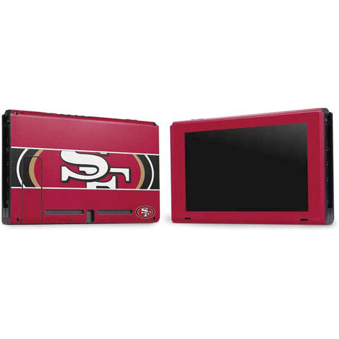 NFL San Francisco 49ers Zone Block Nintendo Switch Bundle Skin