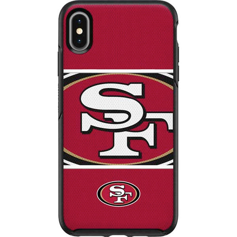 NFL San Francisco 49ers Zone Block Otterbox Symmetry iPhone Skin