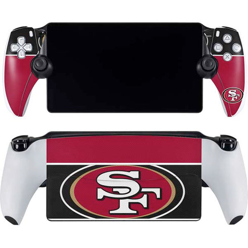 NFL San Francisco 49ers Zone Block PlayStation Portal Remote Player Skin
