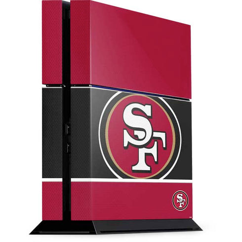 NFL San Francisco 49ers Zone Block PS4 Console Skin