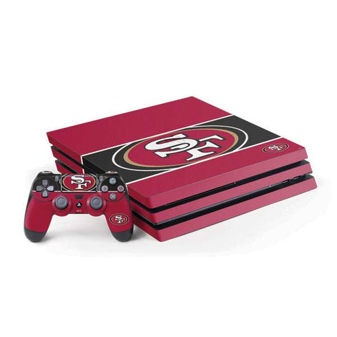 NFL San Francisco 49ers Zone Block PS4 Pro Bundle Skin