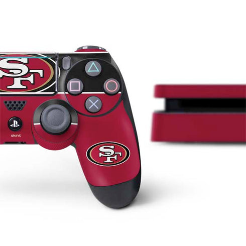NFL San Francisco 49ers Zone Block PS4 Slim Bundle Skin