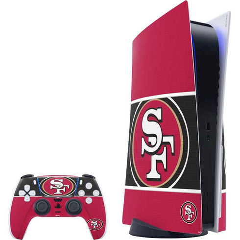 NFL San Francisco 49ers Zone Block PS5 Bundle Skin