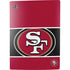 NFL San Francisco 49ers Zone Block PS5 Console Skin