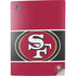 NFL San Francisco 49ers Zone Block PS5 Digital Edition Console Skin